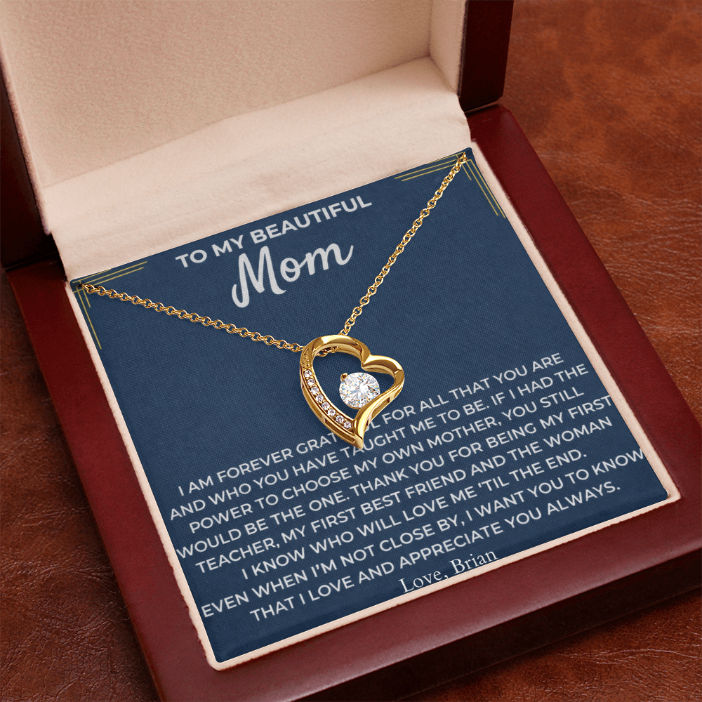 To My Mom - Forever Linked Hearts Gift Set