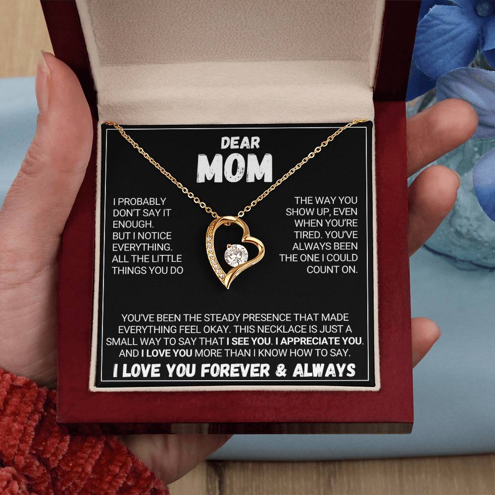 Dear Mom - Forever Love Necklace