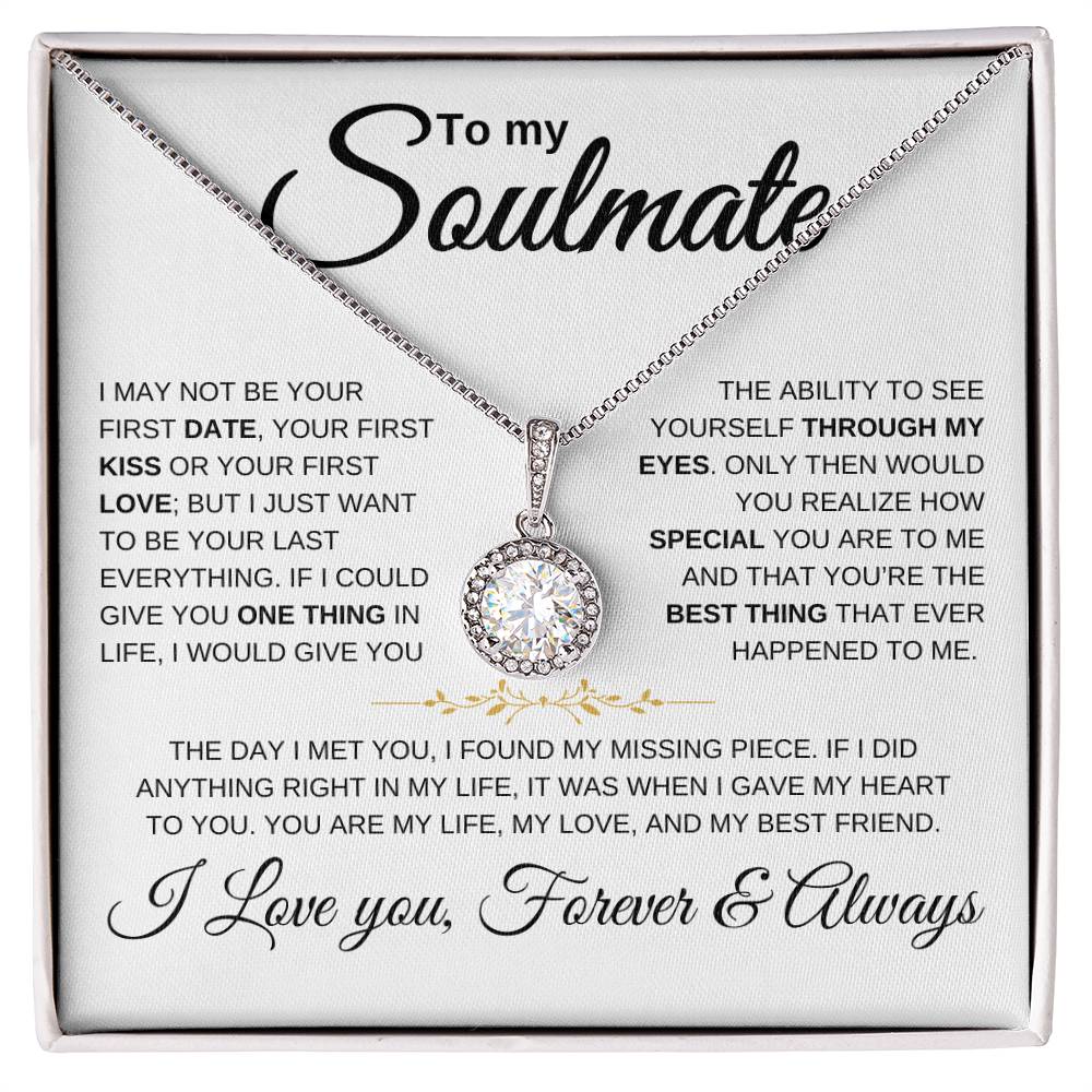 To My Soulmate | One Thing | Eternal Hope Necklace