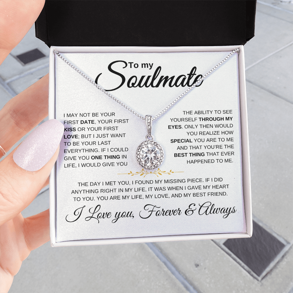 To My Soulmate | One Thing | Eternal Hope Necklace