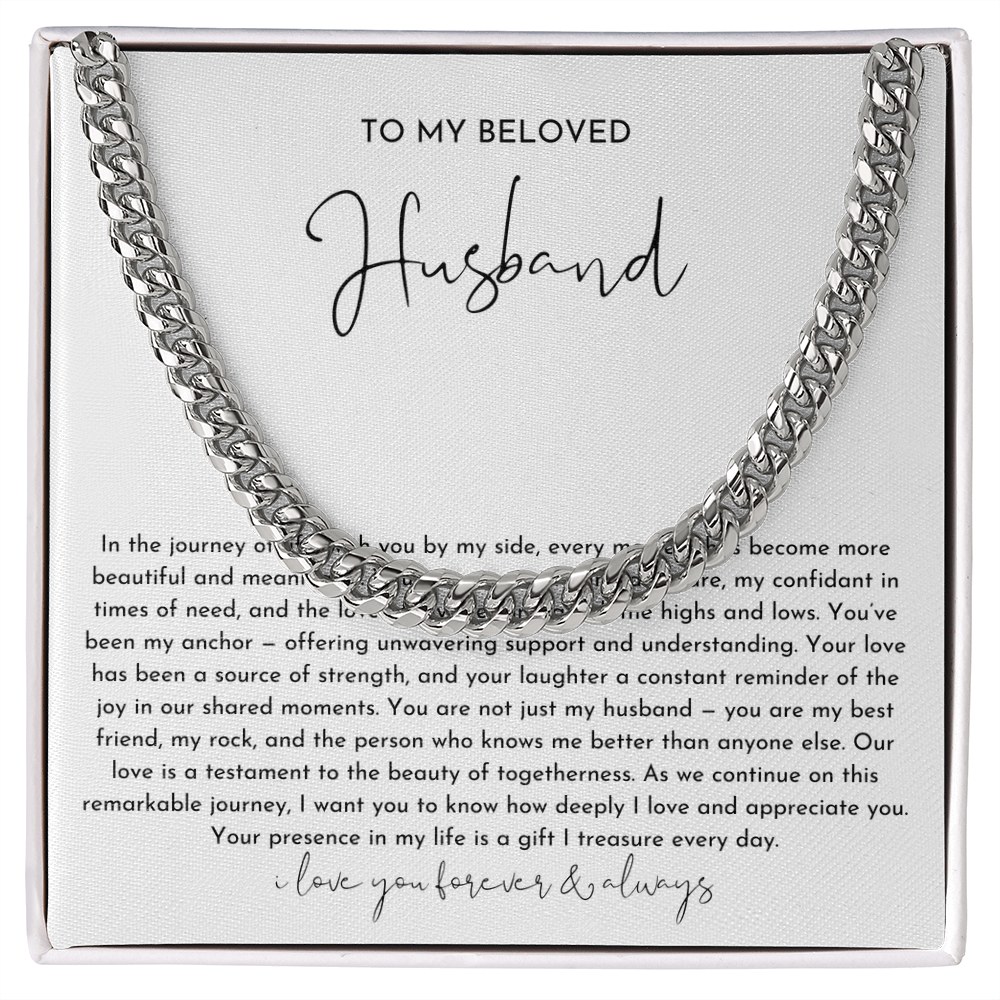 To My Beloved Husband Necklace
