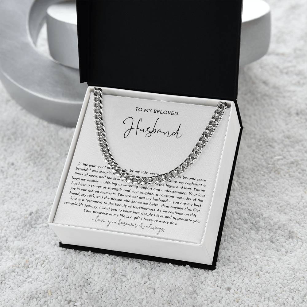 To My Beloved Husband Necklace