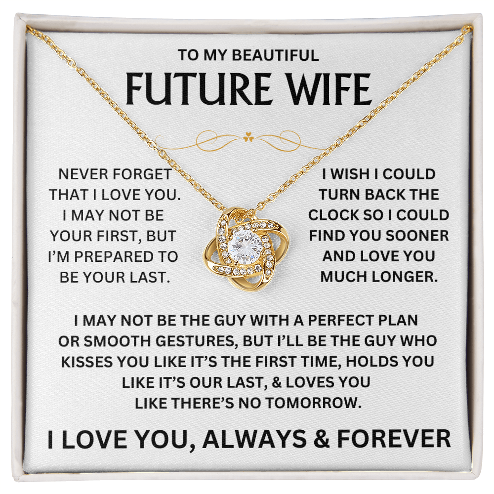 To My Beautiful Future Wife - Love Knot Gift Set - TJ139