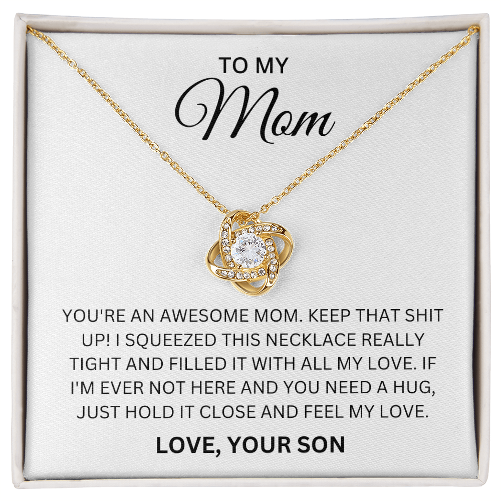 You're an awesome mom. Keep that shit up!