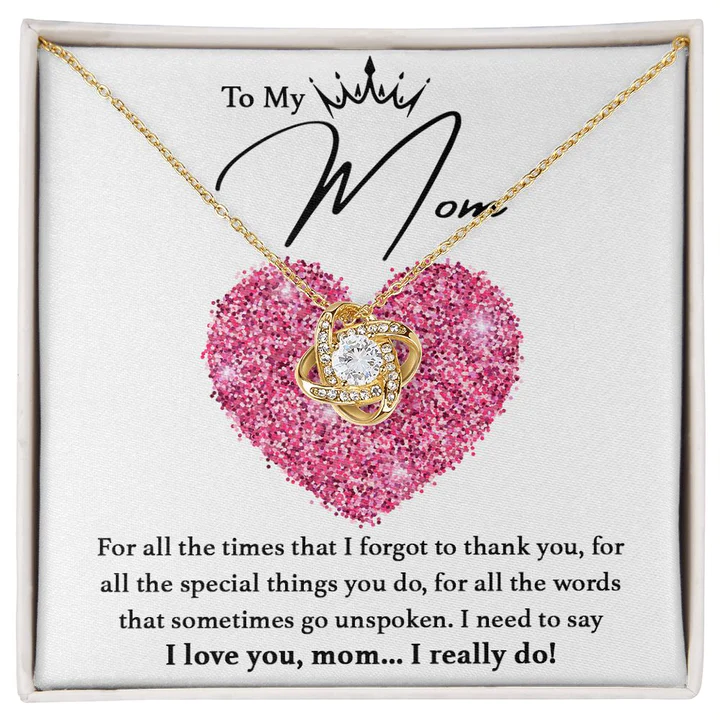 Mother's Day Gift - To My Mom Necklace Gift