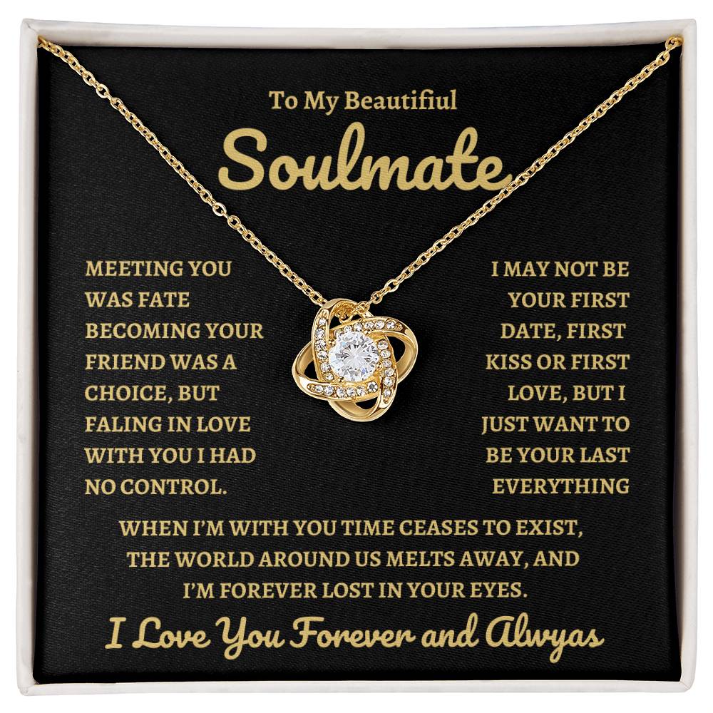 To My Beautiful Soulmate | Time Ceases To Exist | Valentine's Day Gift, Anniversary Gift, Birthday Gift