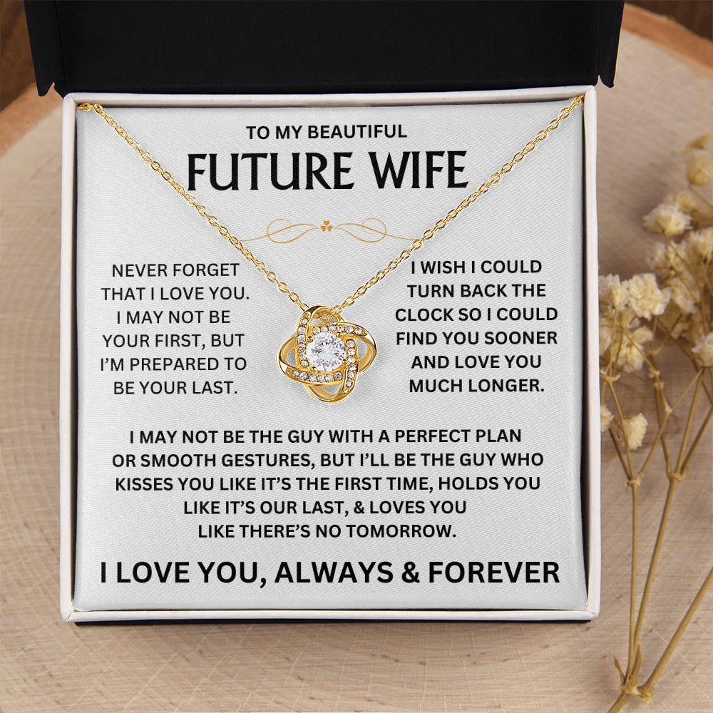 To My Beautiful Future Wife - Love Knot Gift Set - TJ139