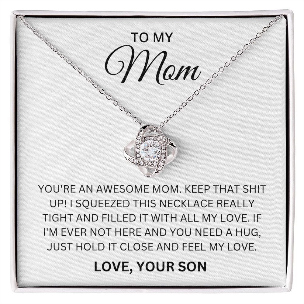 You're an awesome mom. Keep that shit up!