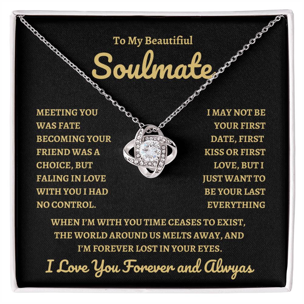 To My Beautiful Soulmate | Time Ceases To Exist | Valentine's Day Gift, Anniversary Gift, Birthday Gift
