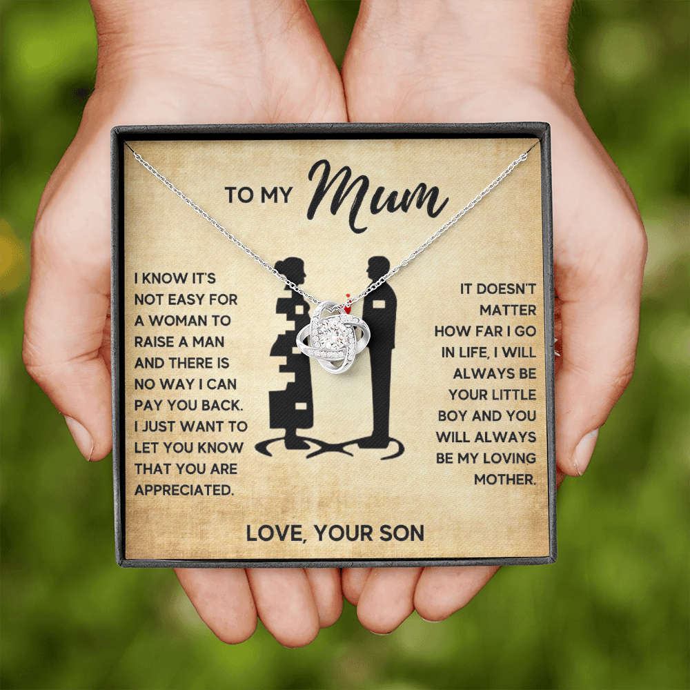 I Will Always Be Your Little Boy - Mothers Day Gift Necklace for Mum