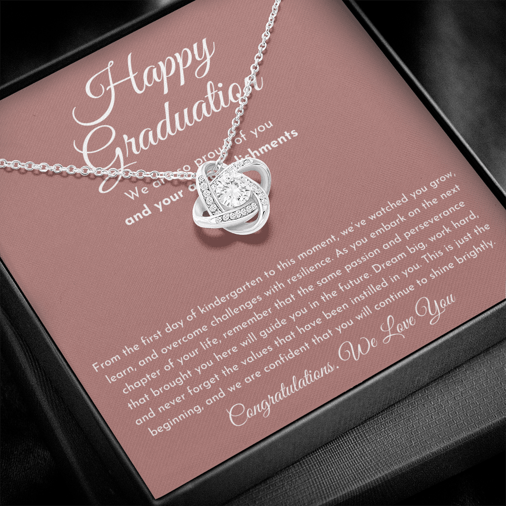 Happy Graduation Gift - Love Knot Necklace
