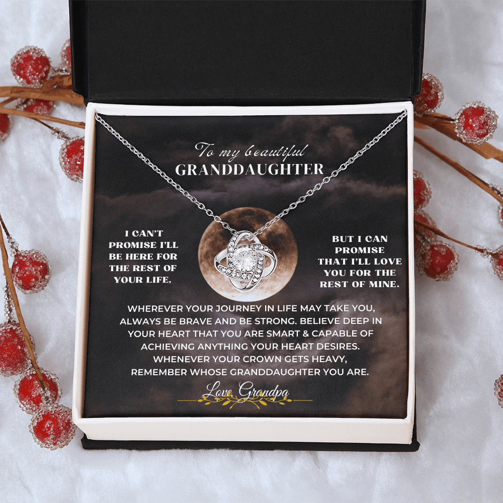 To My Beautiful Granddaughter - Love Knot Gift Set - SS117CKV33