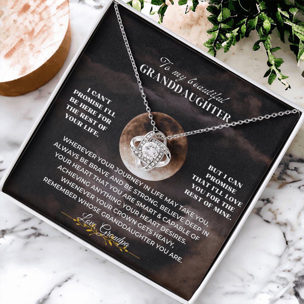 To My Beautiful Granddaughter - Love Knot Gift Set - SS117CKV33