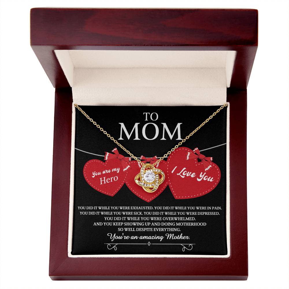 Necklace Gift For Mom - You Did It