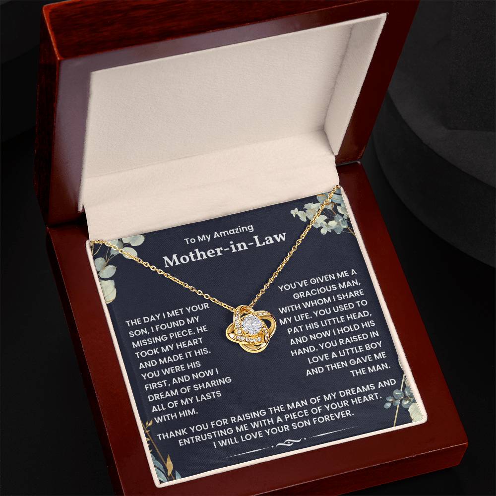 Mothers Day Gift Necklace for Mother In Law