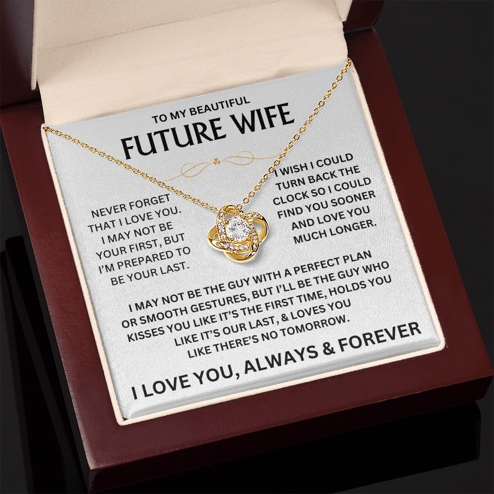 To My Beautiful Future Wife - Love Knot Gift Set - TJ139