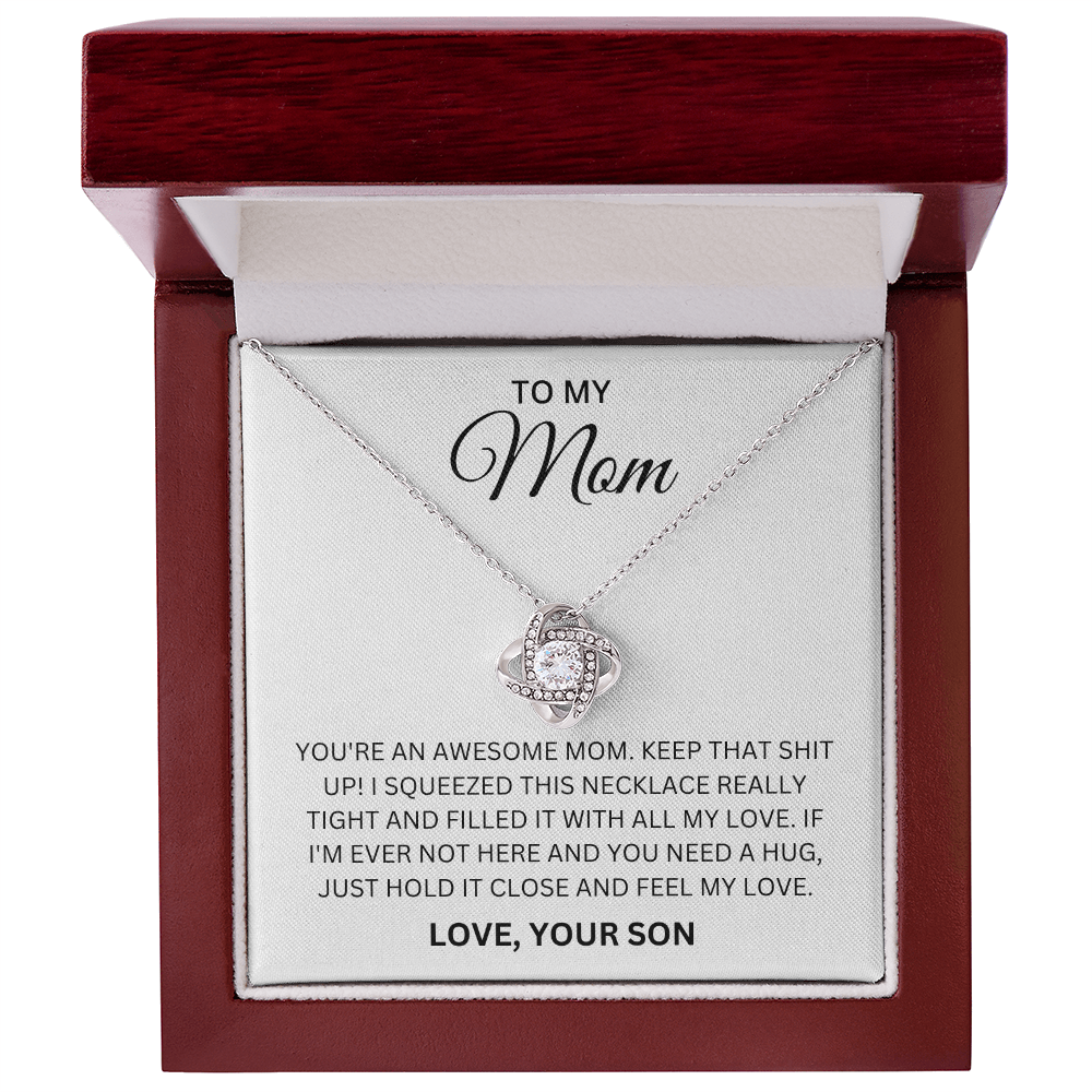 You're an awesome mom. Keep that shit up!
