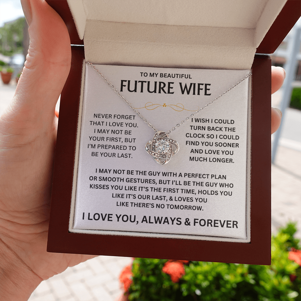 To My Beautiful Future Wife - Love Knot Gift Set - TJ139