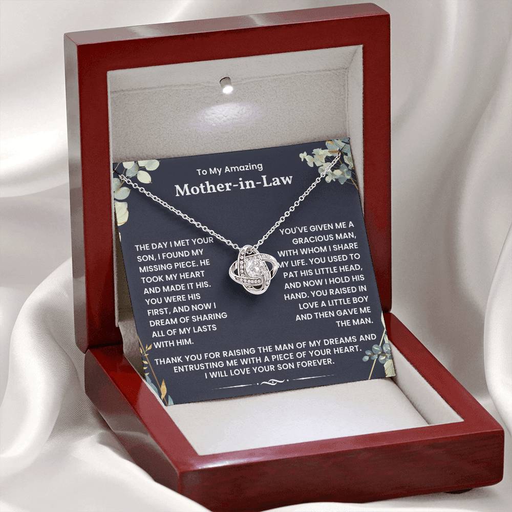 Mothers Day Gift Necklace for Mother In Law