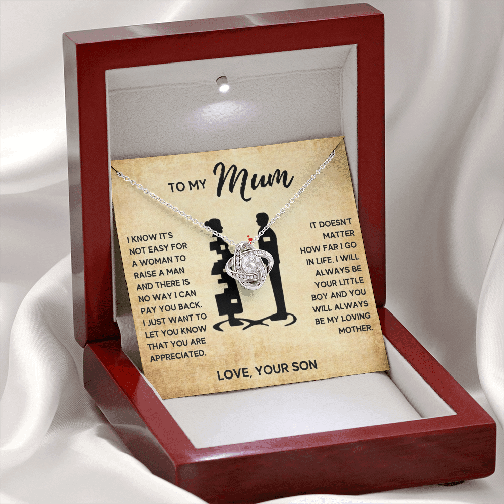 I Will Always Be Your Little Boy - Mothers Day Gift Necklace for Mum