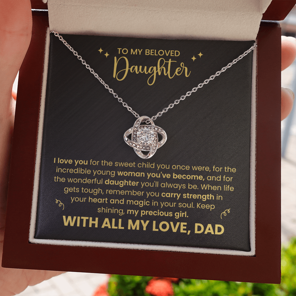 I Love You For The Sweet Child You Once Were - Necklace for Daughter