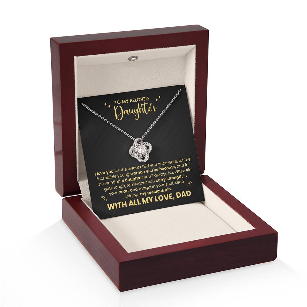 I Love You For The Sweet Child You Once Were - Necklace for Daughter