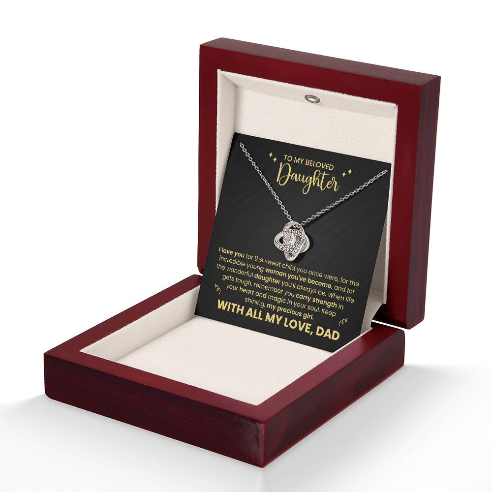 I Love You For The Sweet Child You Once Were - Necklace for Daughter