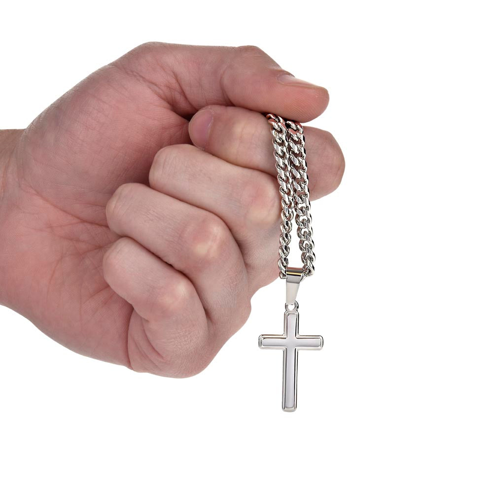 Son, Stand Strong - Cross Chain Necklace (S54)