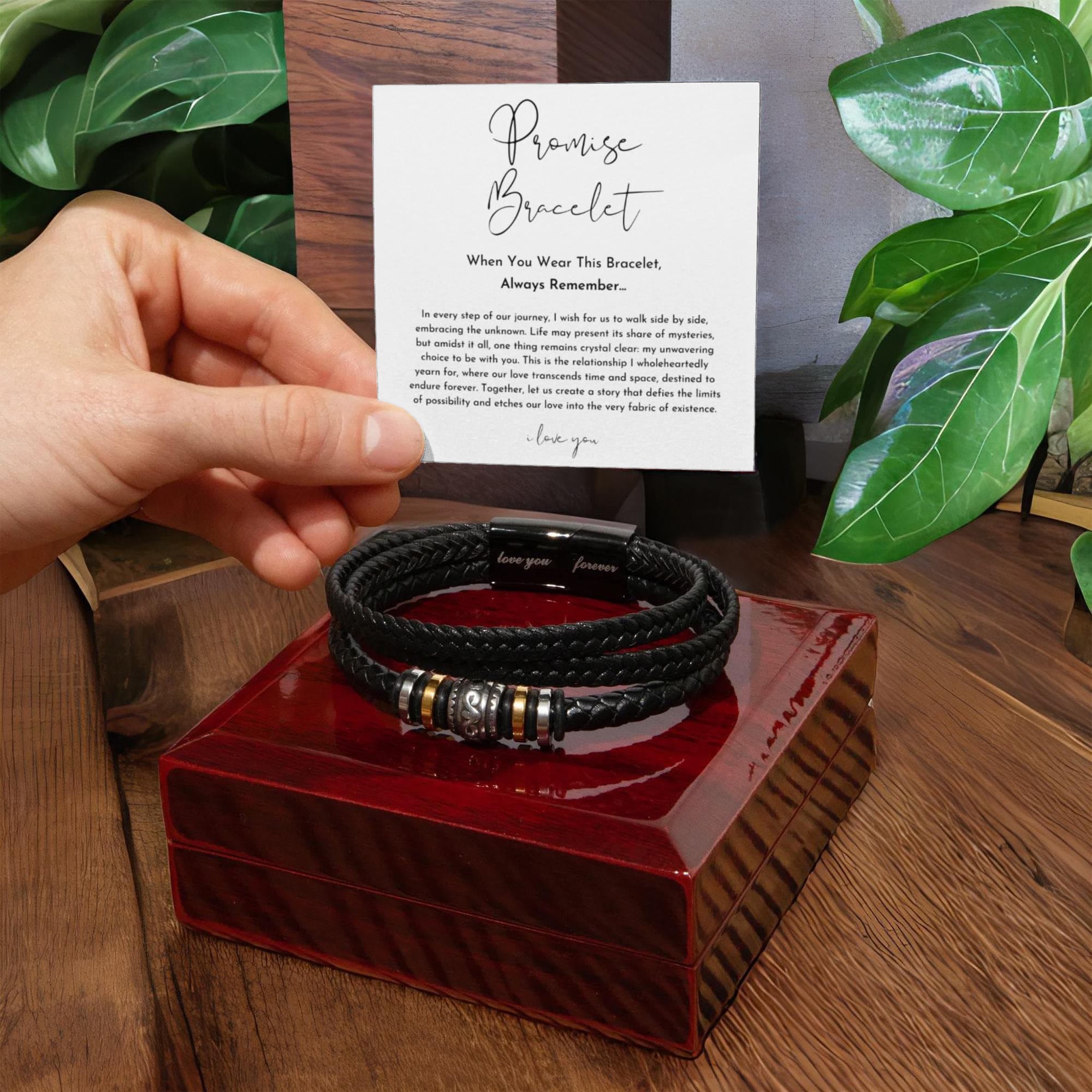 Promise Bracelet For Him | Heartfelt