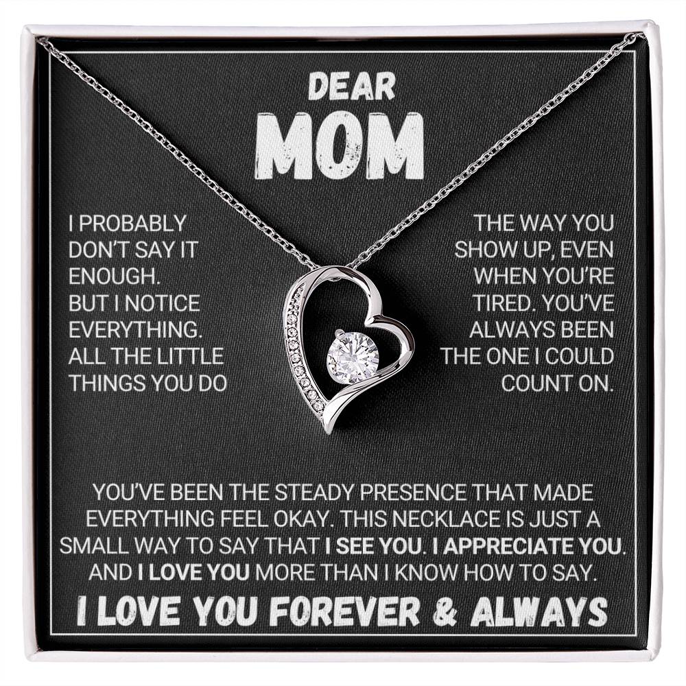 Dear Mom - Forever Love Necklace