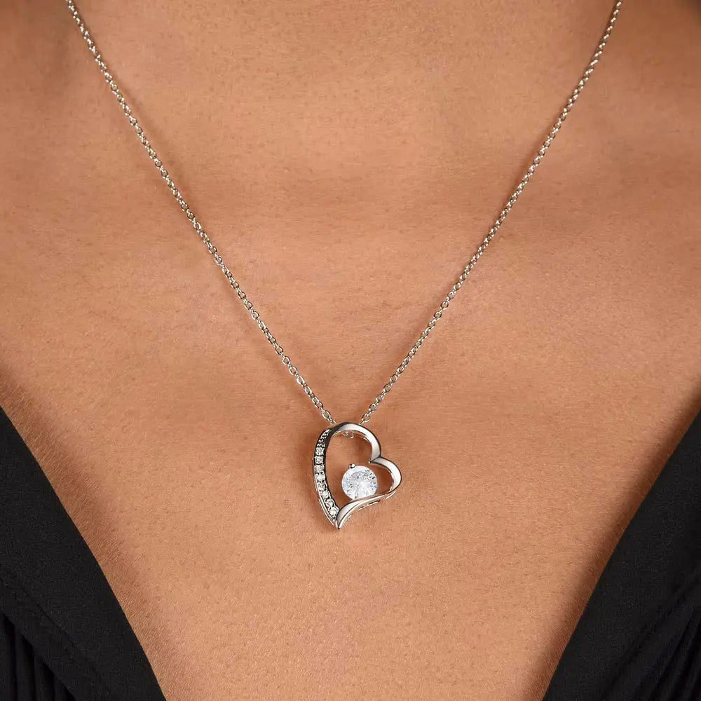 To My Wife - My Queen - Forever Love Necklace