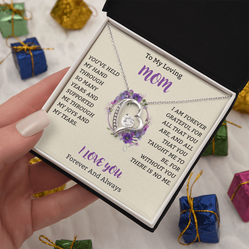 A Token of My Love, Mom – Necklace & Heartfelt Message in Gift Box