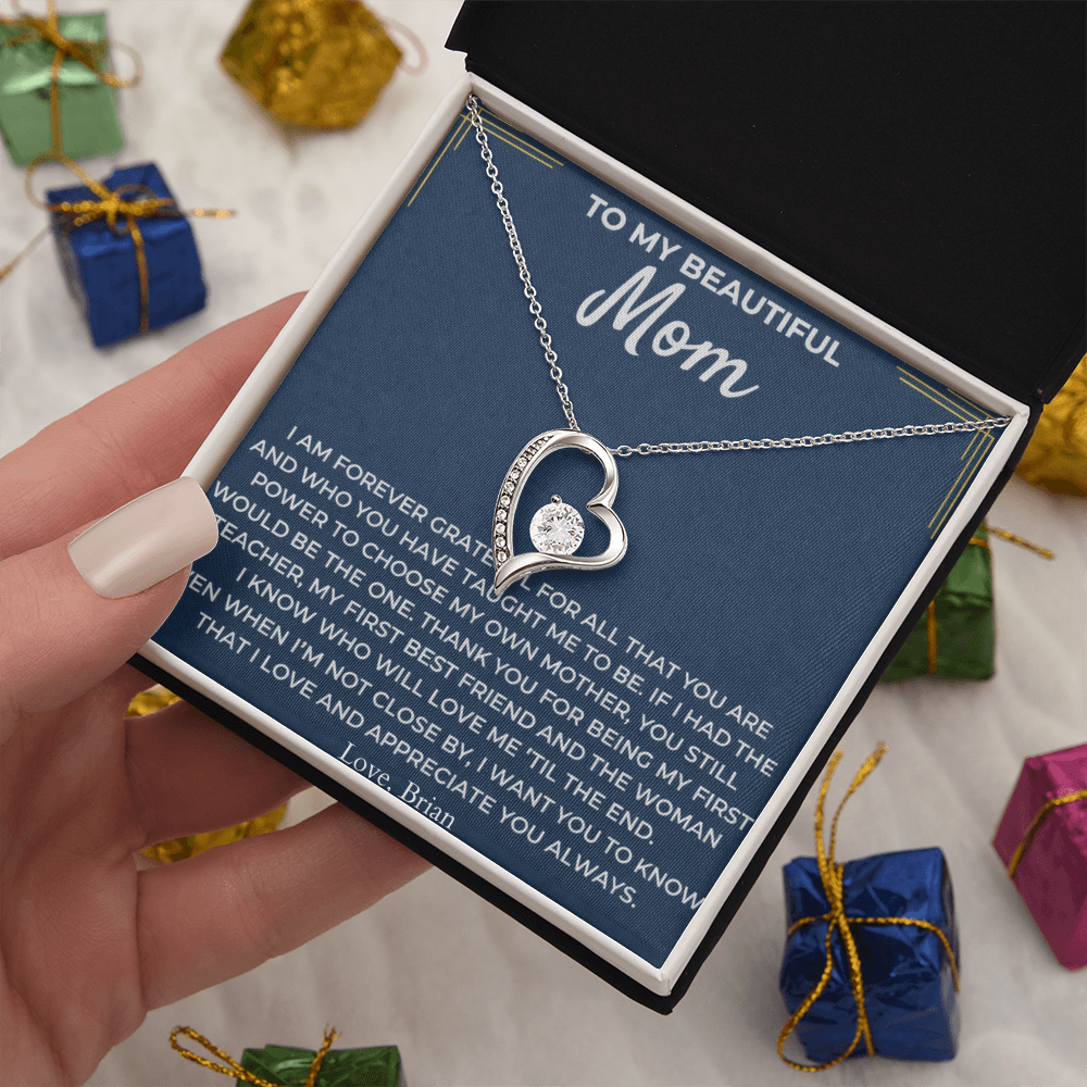 To My Mom - Forever Linked Hearts Gift Set