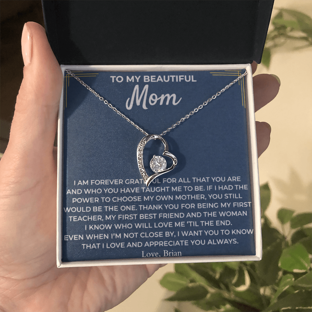 To My Mom - Forever Linked Hearts Gift Set