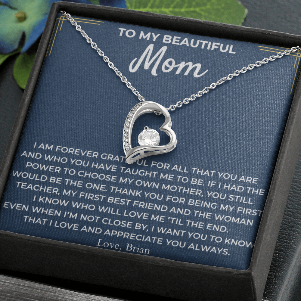 To My Mom - Forever Linked Hearts Gift Set