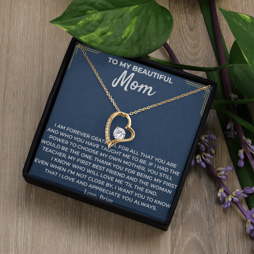 To My Mom - Forever Linked Hearts Gift Set