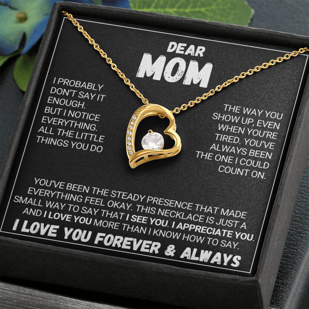 Dear Mom - Forever Love Necklace