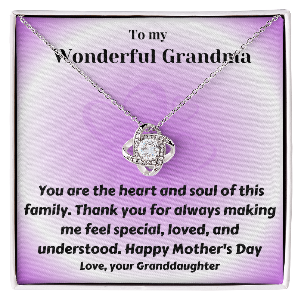 Wonderful Grandma Love Necklace