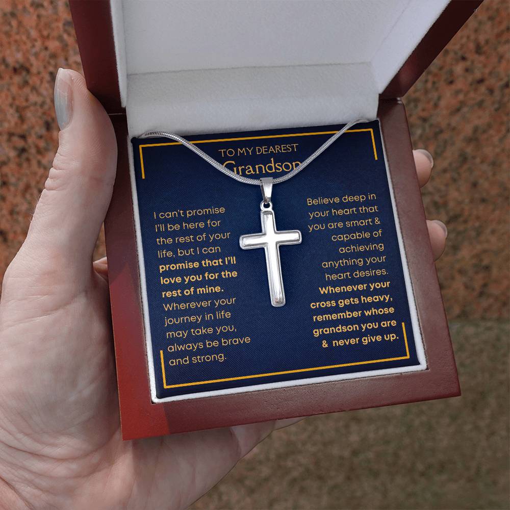 [ALMOST SOLD OUT] Grandson, Never Give Up - Cross Necklace (GS21)