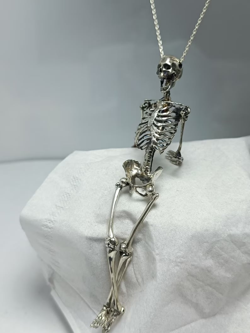 Rider Skeleton necklace