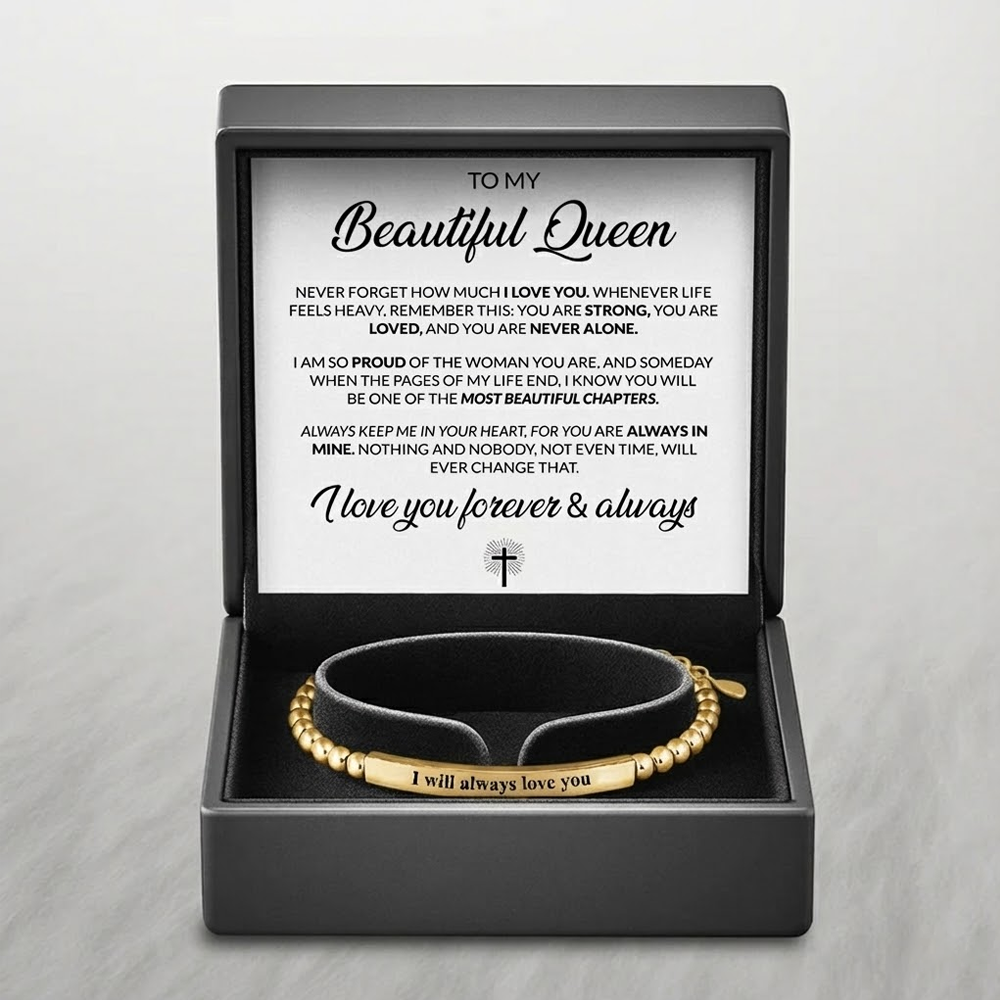 To my Queen - Faith Bracelet