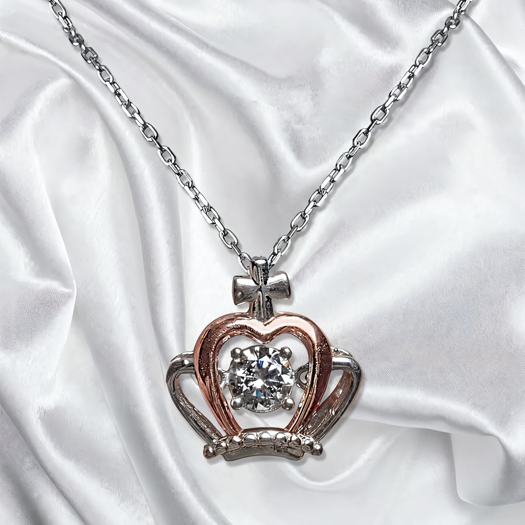To My Granddaughter, Believe - Crown Pendant Necklace (GD107)