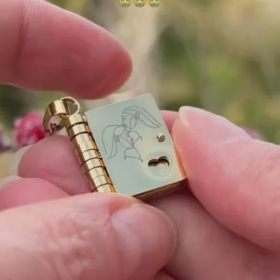 For Sisters - I Love You Sister Book Necklace