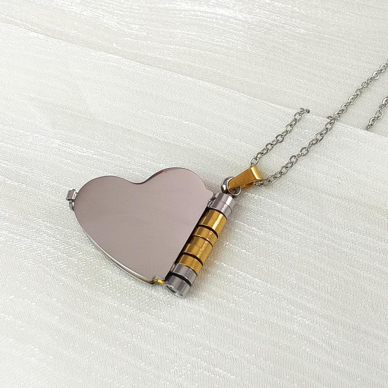 My Love Heart Book Necklace - Meaningful Gift