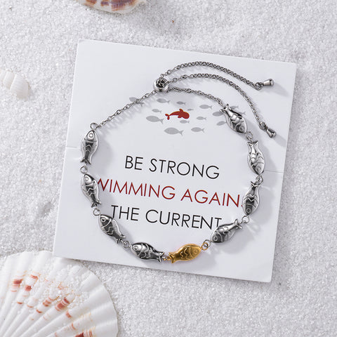 Swimming Against The Current Bracelet 1