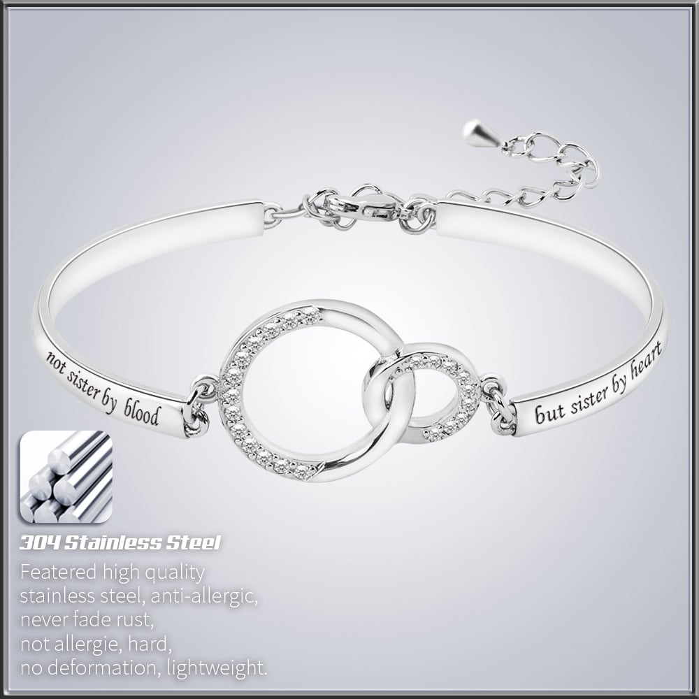 To My Best Friend - 'Sisters By Heart' Bracelet
