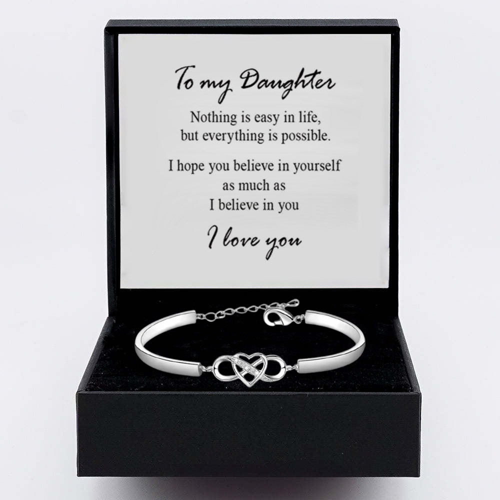 To my Daughter - Infinity bracelet