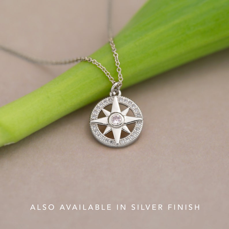 Follow Your Compass Necklace, New Beginnings Back To School Necklace