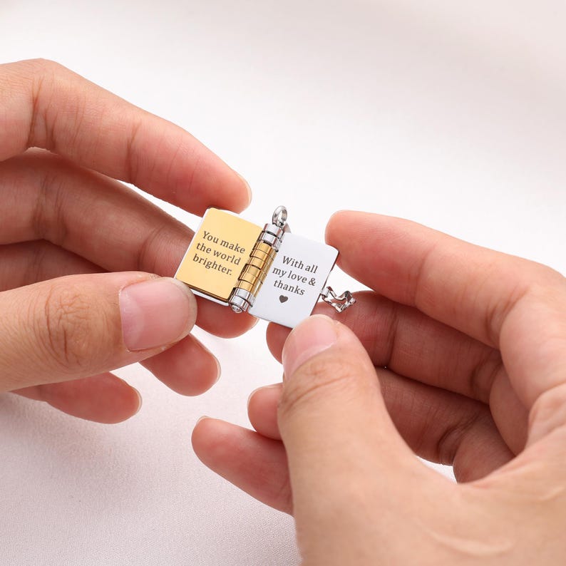 One of a Kind Nurse Book Necklace – A Heartfelt Thank-You Keepsake