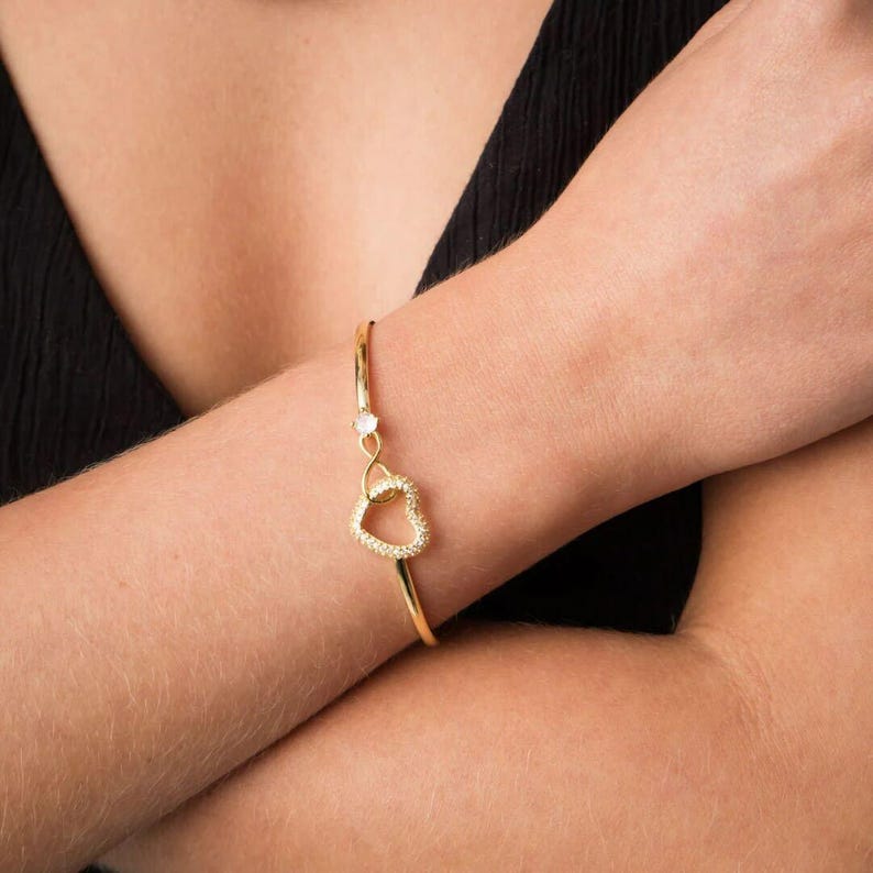 To My Granddaughter Forever Linked Bracelet